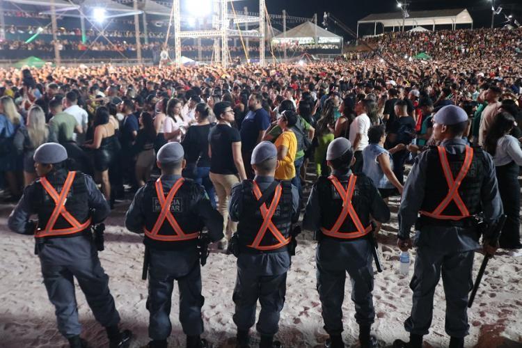 Seguran A Garantida Para Popula O Durante Show Do Furioso Carabao Na