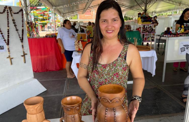 Artesã amapaense participa da maior feira de artesanato da América Latina na Colômbia