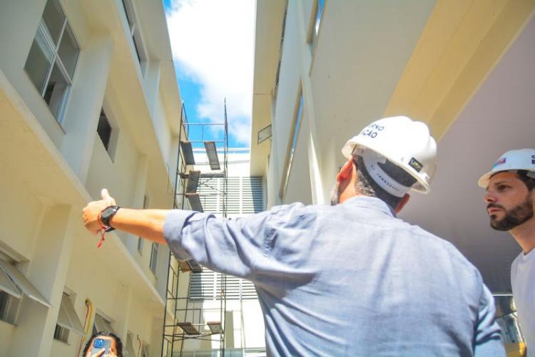 Governador Clécio Luís acompanha obras de reforma e ampliação do Hospital da Criança e do Adolescente, em Macapá