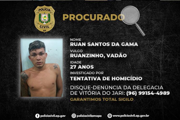 PC prende indivíduo por tentativa de homicídio contra policial civil e pede ajuda da população para localizar outro