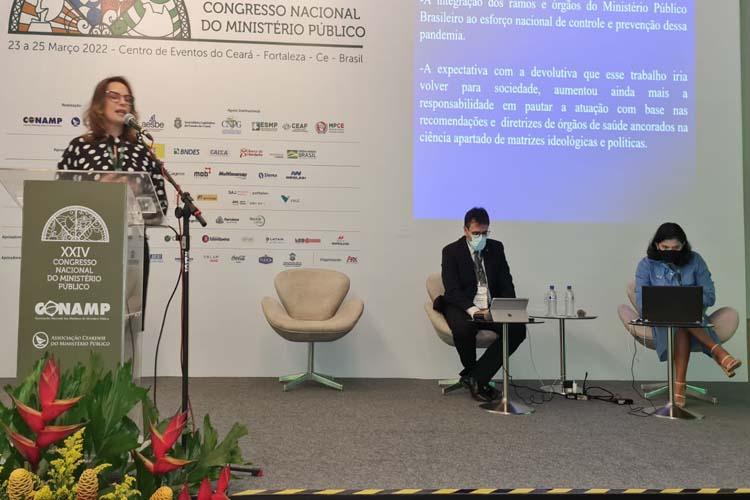 Promotoras de Justiça do Amapá e Pará apresentam tese, em defesa da ciência, durante o XXIV Congresso Nacional do Ministério Público