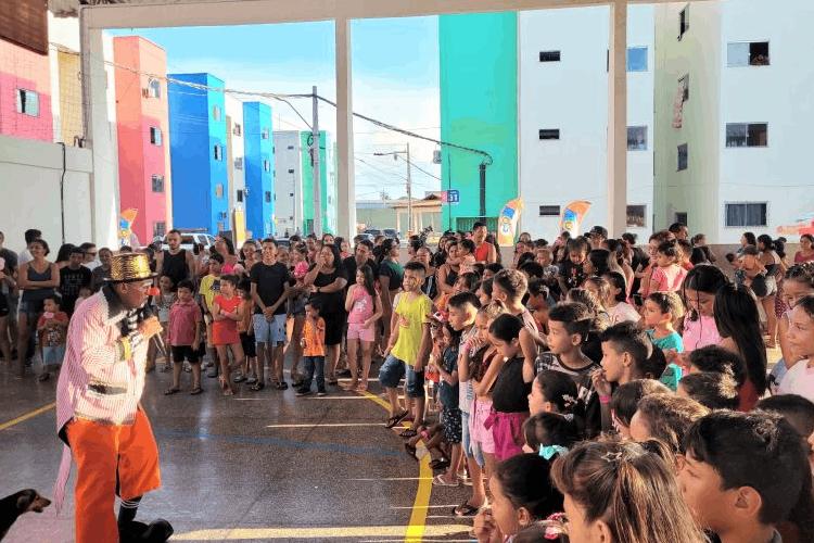 Muitos sorrisos, brincadeiras e diversão marcam o Dia das Crianças no Residencial Vila dos Oliveiras, em Macapá